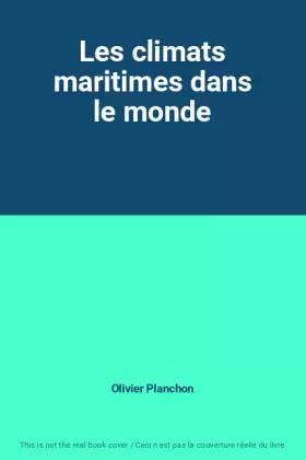 Couverture du produit · Les climats maritimes dans le monde
