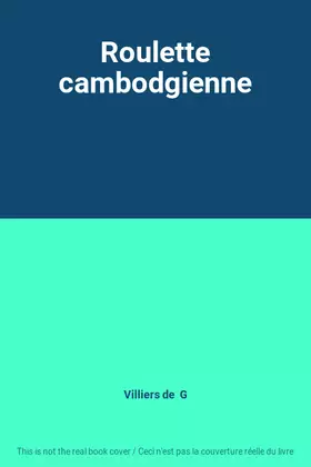 Couverture du produit · Roulette cambodgienne