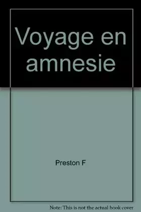Couverture du produit · Voyage en amnesie