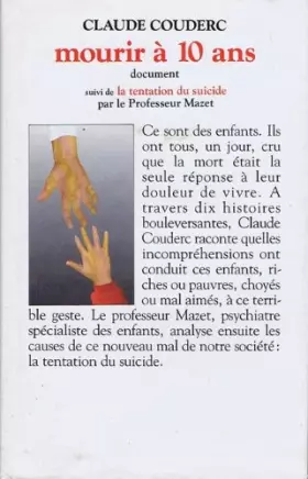 Couverture du produit · Mourir à 10 ans