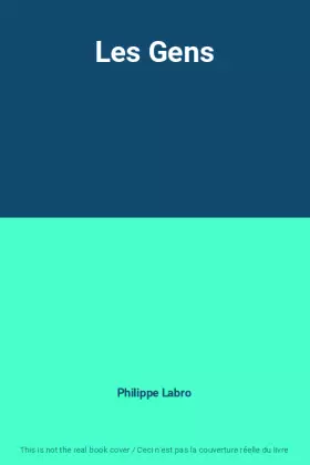 Couverture du produit · Les Gens