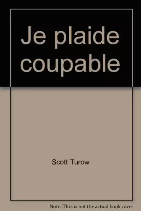 Couverture du produit · Je plaide coupable