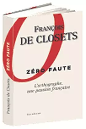 Couverture du produit · Zéro faute