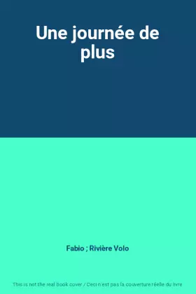Couverture du produit · Une journée de plus