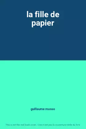 Couverture du produit · la fille de papier