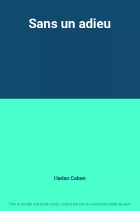Couverture du produit · Sans un adieu
