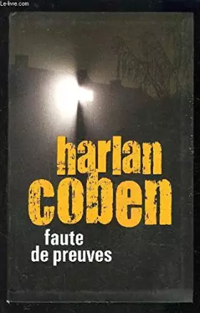 Couverture du produit · FAUTE DE PREUVES