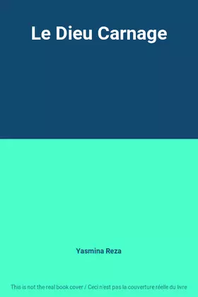 Couverture du produit · Le Dieu Carnage