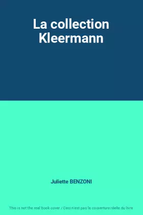 Couverture du produit · La collection Kleermann