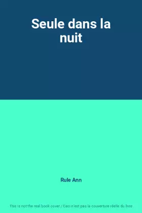 Couverture du produit · Seule dans la nuit