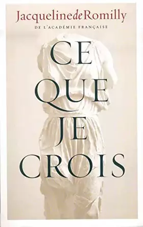 Couverture du produit · Ce que je crois