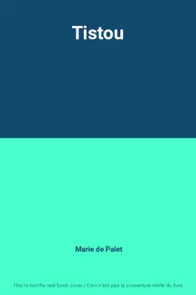 Couverture du produit · Tistou