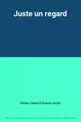Couverture du produit · Juste un regard