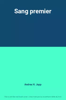 Couverture du produit · Sang premier