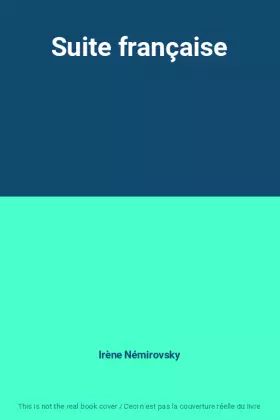 Couverture du produit · Suite française