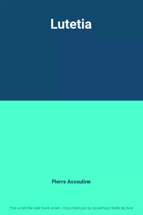 Couverture du produit · Lutetia
