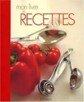 Couverture du produit · Mon livre de recettes
