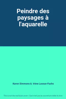 Couverture du produit · Peindre des paysages à l'aquarelle