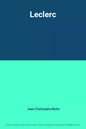 Couverture du produit · Leclerc
