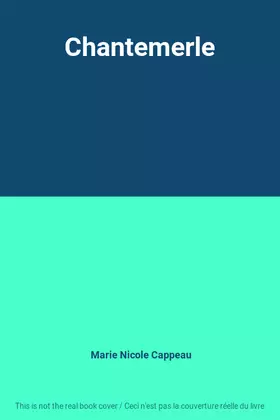 Couverture du produit · Chantemerle