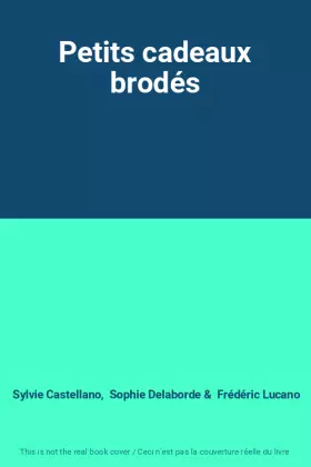 Couverture du produit · Petits cadeaux brodés