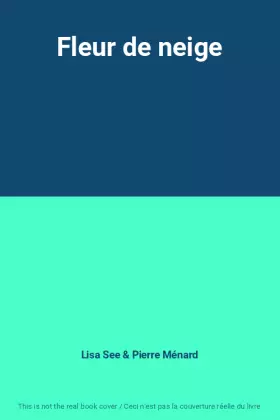Couverture du produit · Fleur de neige