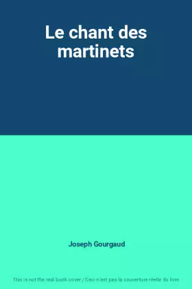 Couverture du produit · Le chant des martinets
