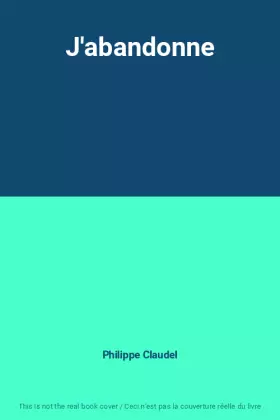 Couverture du produit · J'abandonne