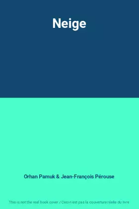 Couverture du produit · Neige