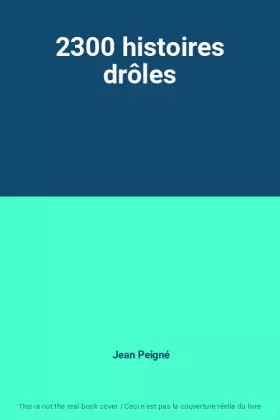 Couverture du produit · 2300 histoires drôles