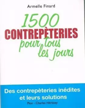 Couverture du produit · 1500 contrepèteries pour tous les jours