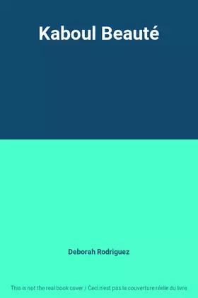 Couverture du produit · Kaboul Beauté