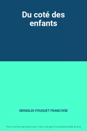 Couverture du produit · Du coté des enfants