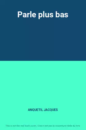 Couverture du produit · Parle plus bas