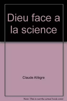 Couverture du produit · Dieu face a la science