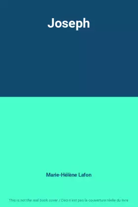 Couverture du produit · Joseph