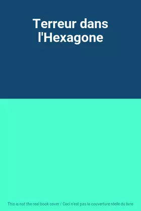 Couverture du produit · Terreur dans l'Hexagone