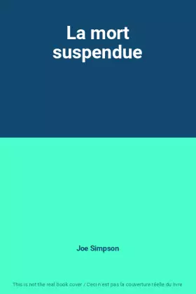 Couverture du produit · La mort suspendue