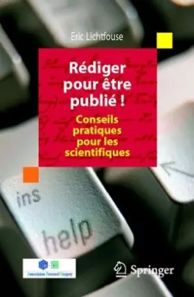 Couverture du produit · Rédiger pour être publié