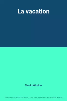 Couverture du produit · La vacation