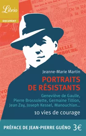 Couverture du produit · Portraits de résistants