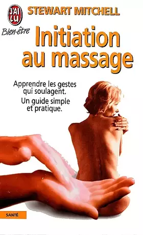 Couverture du produit · Initiation au massage