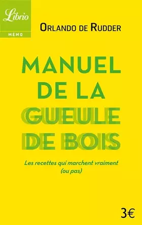 Couverture du produit · Manuel de la gueule de bois