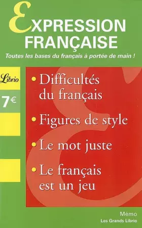Couverture du produit · Expression française