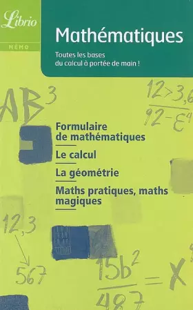 Couverture du produit · Mathématiques