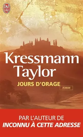 Couverture du produit · Jours d'orage