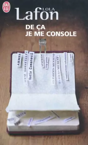 Couverture du produit · De ça je me console