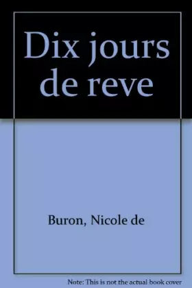 Couverture du produit · DIX JOURS DE REVE