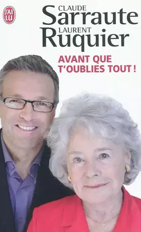 Couverture du produit · Avant que t'oublies tout !