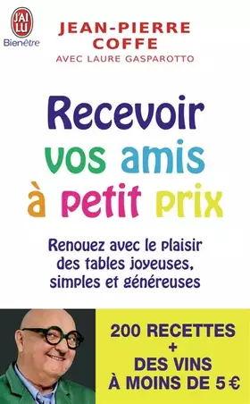 Couverture du produit · Recevoir vos amis à petits prix